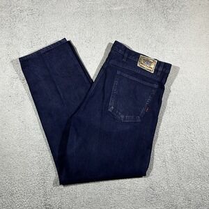 Vintage Roglins Mens Wide Fit Tapered Jeans Blue Denim Size 38 #1996